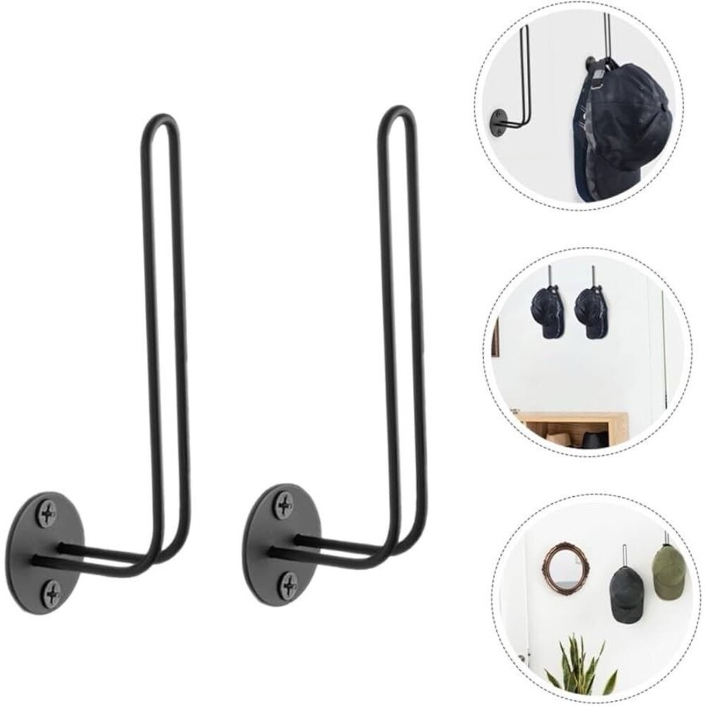 2 Piece Baseball Hat Rack Wall Mounted Holder Organizer Storage Display NEW